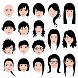 woman female Face Hair Hairstyle