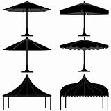 Umbrella tent gazebo canopy camp