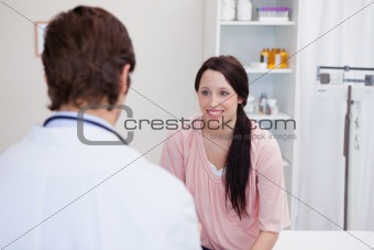 Doctor has good news for his patient