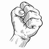 Protest fist sketch