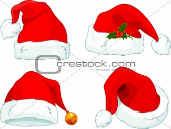 Santa Claus  hat collection 