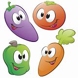 Cartoon Vegetables