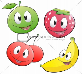 Cute Cartoon Fruit