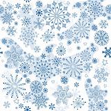 Seamless pattern of winter