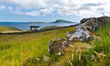 Scenic view of Nolsoy, Faroe Islands