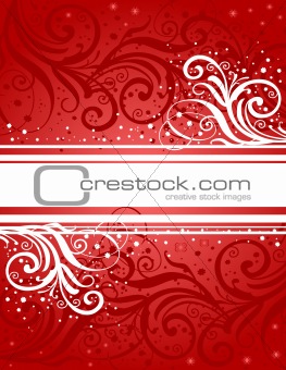 Abstract red-white background