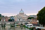 Angelo bridge and St. Peter's Basilica