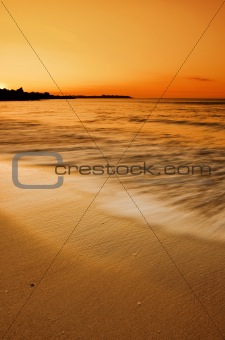 Golden Beach Sunset