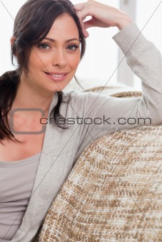 Portrait of a woman posing