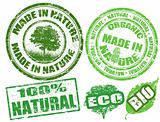 Made in nature stamps