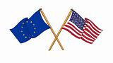 America and Europe alliance and friendship