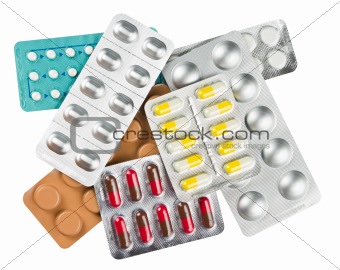 Many tablets or pills