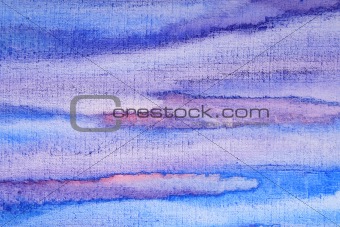 Abstract watercolor background on paper texture 