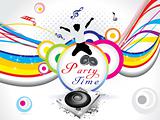 abstract colorful party background 