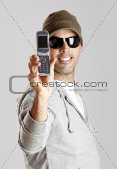 Man with a cellphone