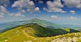 Path from Hoverla mountain to Petros mountain