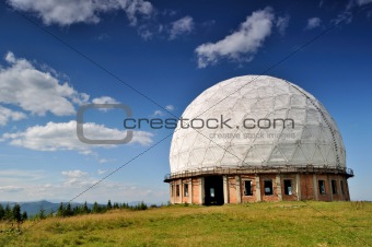 Remnants of old soviet radar station