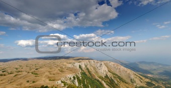 Panorama of Karabie plateau