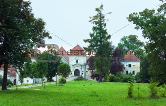 Svirzh Castle park view(Ukraine).