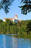 Konopiste Castle in Czech Republic and pond