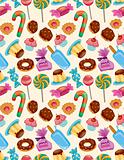 seamless candy pattern