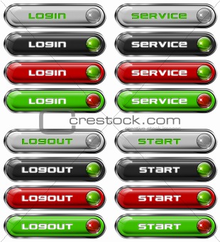 Set Web buttons n. 7