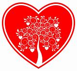 heart tree in heart