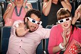 Couple With 3D Glasses