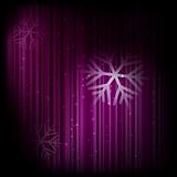vector background with stripes and snowflakes