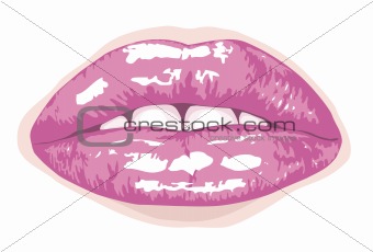 Sexy vector lips