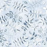 Winter seamless floral pattern