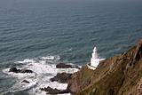 A lighthouse on the coast of Devon