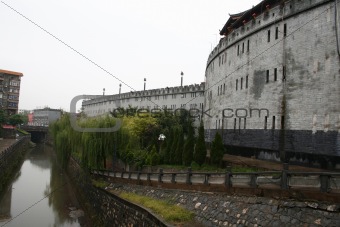 city wall in the old city of Luoyang