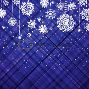 Blue christmas background. EPS 8