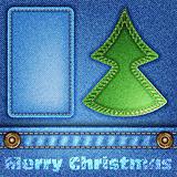 Christmas Jeans Texture