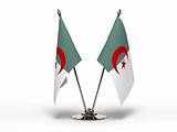 Miniature Flag of Algeria (Isolated)