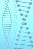 DNA Blue Background
