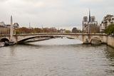 Seine, Bridge, and Notre-Dame, Paris