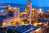 Cement Plant,Concrete or cement factory, heavy industry or construction industry. 