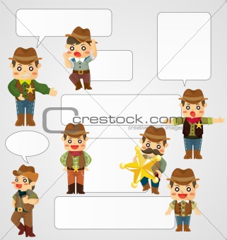 cartoon cowboy card