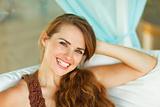 Portrait of smiling attractive woman
