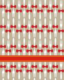 Christmas cutlery seamless pattern background