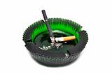 ashtray and cigarette
