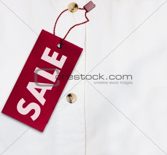 Shirt With Sale Tag