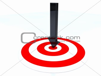 sight disk with black arrows