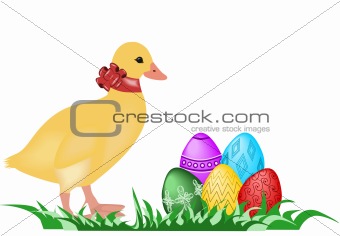 Easter gosling