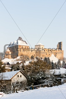 Lipnice nad Sazavou Castle in winter, Czech Republic