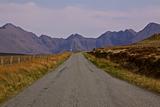 Narrow road on Isle of Skye