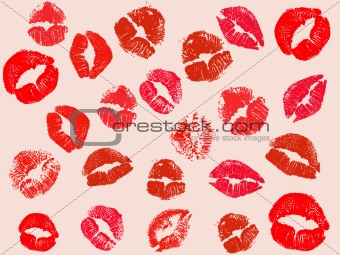 vector kiss background