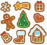 Christmas gingerbread collection 1